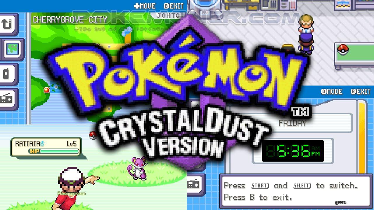 Pokémon Crystaldust - Rediscover the Johto Region with Stunning Graphics and Enhanced Gameplay!